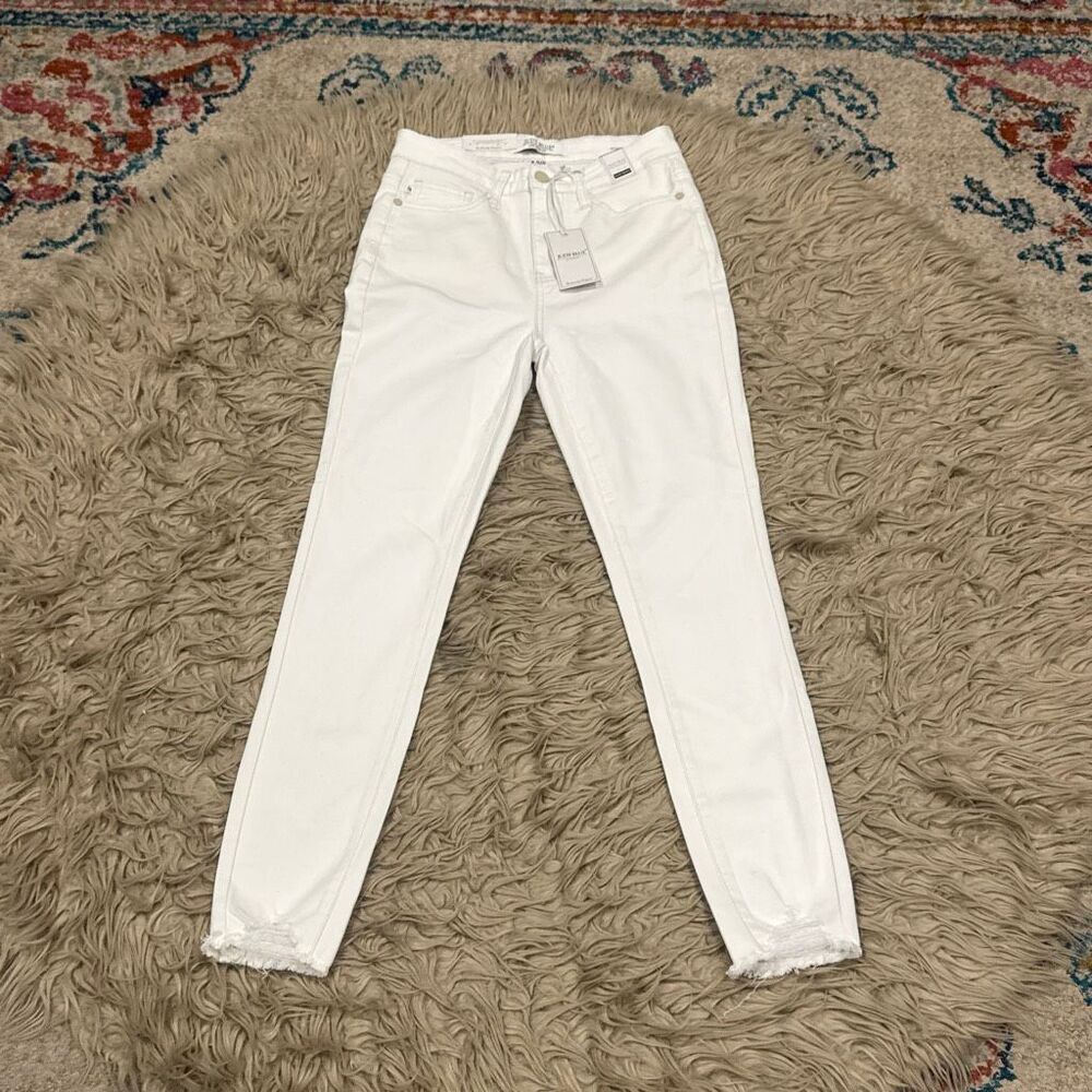 NWT Judy blue skinny fit white jeans size 3/26
